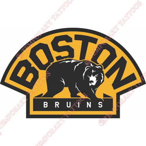 Boston Bruins Customize Temporary Tattoos Stickers NO.75